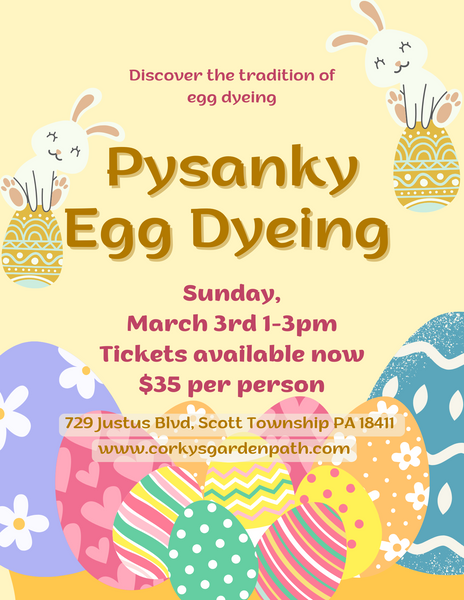 Pysanky Egg Decorating Workshop