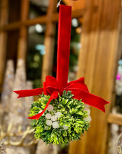 Load image into Gallery viewer, Christmas Kisses Mistletoe Ball
